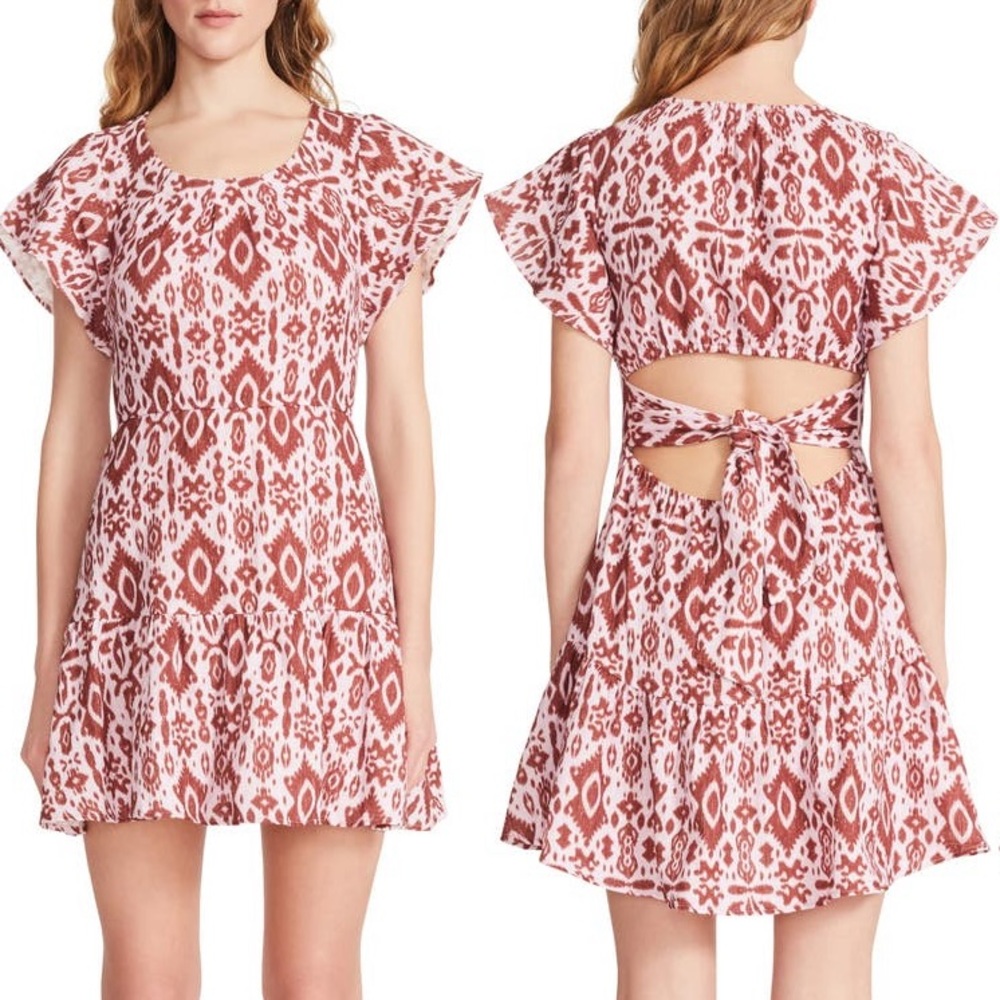NEW! BB Dakota by Steve Madden Catch My Gauze Cutout Cotton Dress